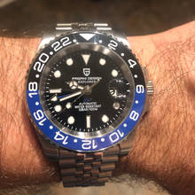 2021 New Luxury GMT Watch PAGANI DESIGN Men Stainless Steel Automatic Mechanical Watches Sapphire Ceramic Bezel Waterproof Clock 2024 - buy cheap