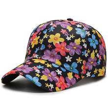 Sombreros de béisbol con estampado de flores para hombre y mujer, gorra completa deportiva, Hip Hop, Snapback, camionero, Invierno 2024 - compra barato