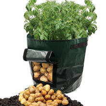 DIY Potato Grow Bag for Planter PE Cloth Planting Vegetable Gardening Vegetable Pot  Mushroom Grow Container Garden Use Green 2024 - buy cheap