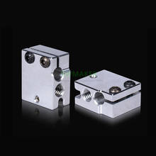 2pcs DIY Volcano Heater Block 24x20x11.5mm Aluminum block for PT100 HotEnd Reprap 3D printer accessory 2024 - buy cheap