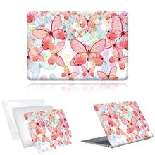 For Apple Macbook 12/Pro 13 A2251 A2289/Pro 13 A2338 Pink Butterfly New PVC Laptop Case For Fund Air 13 A2337/Pro 15 16/Air 11 2024 - buy cheap