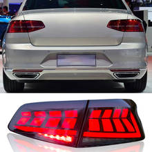 Conjunto de luces traseras LED para coche VW Passat/Magotan, señal de giro dinámica y luz de marcha atrás, 2 piezas, 2017-2019 2024 - compra barato