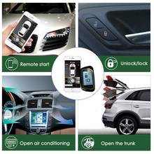 Sistema de alarma de coche de 2 vías con Sensor de inclinación de arranque de motor remoto de 100M y pantalla LCD programable, advertencia de choque de seguridad para coche 2024 - compra barato