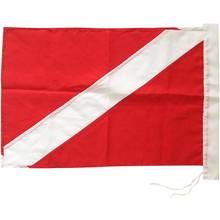 Bandeira de mergulho para pesca submarina, uso com flutuador, boia, barco, poste de mergulho 35x50cm 2024 - compre barato