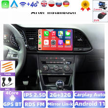 9 Inch For Seat Leon 2013-2018 Radio Android GPS Navigation System With WIFI Have BT Support Carplay DVR OBDII Camera 2024 - buy cheap