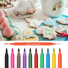 10 Colors DIY Edible Pigment Pen Bake Accessories Food Drawer Color Pencils Markers Cake Biscuit Cookie Painting Decorating Tool 2024 - buy cheap