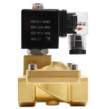 SLP Series Pilot Diaphragm Solenoid Valve,G1/2" to G2" High Pressure Brass Normally Closed Water Valve,0~16bar,NBR VITON Seal. 2024 - buy cheap