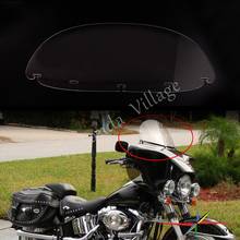 Motorbike Batwing Fairing 10" Windshield Wind Spoiler Screen Front Fairing Deflector for Harley Softail Dyna Touring Sportster 2024 - buy cheap