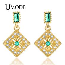 UMODE Luxury Gold Dangle Earrings for Women Korean Drop Earrings Statement Indian Fashion Jewelry Valentines Day Gift UE0622 2024 - buy cheap