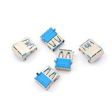 5 Pcs 9 Pin DIP Socket USB3.0 Type A 90 degrees DIP Type A Female Right Angle 2024 - buy cheap