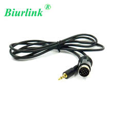 Biurlink для Kenwood 13Pin CD-чейнджер музыкальный интерфейс аудиовход Aux кабель адаптера 2024 - купить недорого