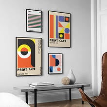 Bauhaus Exhibition Unique Geometric Poster Minimalist Art Canvas Print Abstract Painting Wall Picture for Living Room Home Decor 2024 - buy cheap