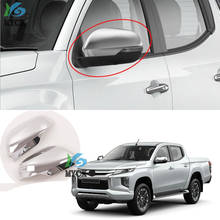 For Mitsubishi L200 Triton 2019 2020 Ram 1200 Car Accessories abs chrome rearview mirror cover reversing mirror cover 2024 - buy cheap