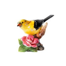 Ceramic Flower Bird Figurines Oriolus Hummingbird Ornament Crafts Decoration Porcelain Animal Figurine Home Decoration R2154 2024 - buy cheap