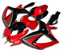 Molde de inyección KIT de carenado para GSXR600 750 GSXR600 GSXR750 GSX-R600 750 K6 06 07 2006 negro 2007 rojo caliente carenados conjunto 2024 - compra barato