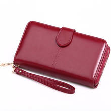 Fashion Long Women Leather Wallet Female Purse Zipper Coin Pocket Card Holder Hasp Money Package Laides Phone Clutch Bag 2024 - buy cheap