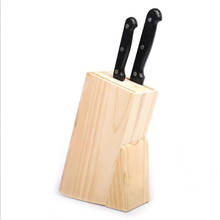 Деревянная подставка для ножей креативный держатель для ножей Кухня Ножи стеллаж для хранения нож ящик для хранения 2024 - купить недорого