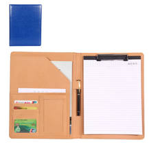 1 pcs A4 PU Leather File Folder Multifunction Office Supplies Organizer Manager Document Pads Briefcase Manager folder 2024 - buy cheap