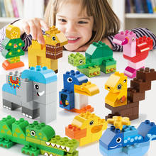 Blocos modulares grandes para construção diy, blocos de montar coloridos, 102 a 265 peças, bloco de brinquedo, presente para crianças 2024 - compre barato
