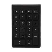 Teclado numérico Bluetooth de 22 teclas, teclado inalámbrico Número Digital Pad, Mini teclado portátil ultrafino para sistema Windows iOS Android 2024 - compra barato