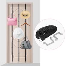 Adjustable Over Door Straps Hanger Hook Hat Bag Organizer Towel Coat Storage Holder Cap Rack With 8 Hooks Home Accessories 2024 - buy cheap