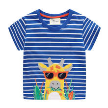 Baby Girl T shirts Summer Kids Clothing T shirt Cotton Short Sleeve Children Toddler Girls Cartoon Short Sleeve Animals T shirts 2024 - buy cheap
