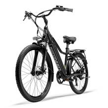 Электрический городской велосипед Pard 3,0 26 дюймов 300 Вт 36В масляная пружина подвеска вилка электрические скутеры взрослые с сиденьем 2024 - купить недорого