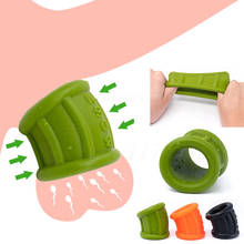 Silicone Penis Cock Ring Sex Toys Men BDSM Scrotum Stretcher Delay Ejaculation Chastity Cage sleeve, Penis rings, medical Silicone 2024 - buy cheap