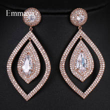 Emmaya Brilliant Design Waterdrop Shape With Zirconia Eye-catching Dress-up For Women&Girls Attractive Earring In Party Dinner 2024 - buy cheap