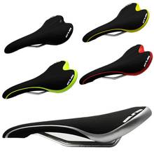 Bicycle PU Leather Cycling Saddle MTB Mountain Road Bike Cycling Ultralight Breathable Bicycle Saddle Accessory 2024 - buy cheap