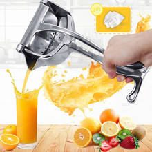 Espremedor de suco manual portátil, espremedor de frutas multifuncional, de mão, frutas, cana, limão, laranja, doméstico, cozinha, ferramenta de frutas 2024 - compre barato