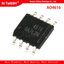 10PCS/LOT AO4616 4616 MOSFET N/P-CH 30V 8A/7A SOP-8 2024 - buy cheap