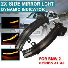 1 Pair Highlight LED Car Dynamic Turn Light Rearview Mirror Signal Lamp Yellow for BMW 1 Series F52 Sedan,2 Series F45 F46 Wagon 2024 - buy cheap
