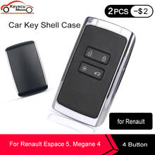 KEYECU Replacement  Keyless Entry Remote Car Key Shell Case Fob for Renault Espace 5, Megane 4, Talisman Koleos Kadjar 2024 - buy cheap