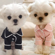 Милая одежда для маленьких собак, пижама, зимний костюм для собак, рубашки для щенков и кошек, одежда для домашних питомцев, футболка для домашних животных 2024 - купить недорого