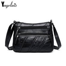Ladies Casual Ladies Messenger Bag Messenger Bag Soft Sheepskin Leather Shoulder Bag Tassel Luxury Female Handbag Bag 2024 - buy cheap