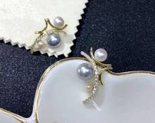 Pendientes únicos de Plata de Ley 925 baratos accesorios de piezas de joyería para mujer accesorios para perlas piedras ágata Jade 2024 - compra barato
