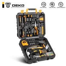 DEKO 113 Pcs Professional Car Repair Tool Set Auto Ratchet Spanner Screwdriver Socket Mechanics Tools Kit W/ Blow-Molding Box 2024 - buy cheap