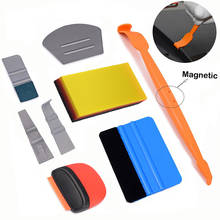 Ehdis kit de ferramentas de enrolamento de carro, película de fibra de carbono de vinil rodo magnético tpu raspador removedor de adesivos janela tintura ferramentas de embalagem 2024 - compre barato