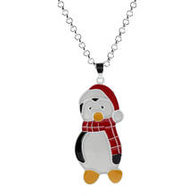 Collar con colgante de pingüino para hombre y mujer, cadena corta y larga, joyería de la amistad, regalos de Navidad para fiesta, Haji Hugsy 2024 - compra barato