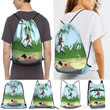Jungle Book Men Purpose Drawstring Backpack Bags Women Outdoor Travel Backpacks Gym Training Swimming Fitness Bag 2024 - buy cheap