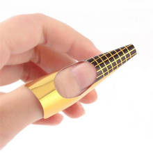 UV Acrylic nail tip extension 100Pcs Nail Art Tips Extension Forms Guide French DIY Tool Acrylic UV Gel acrylic nail extension 2024 - buy cheap