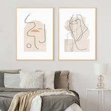 Contemporary Abstract Art Prints Minimalist Canvas Poster Beige Wall Art Picture Organic Painting Gallery Home Room Decor 2024 - buy cheap