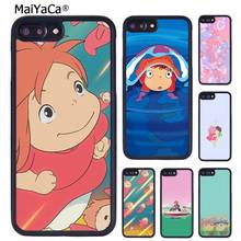 MaiYaCa Ponyo Studio Ghibli Anime Phone Case For iPhone X XR XS 11 12 13 Pro MAX 5 6 6S 7 8 Plus Samsung Galaxy S6 S7 S8 S9 S10 2024 - buy cheap