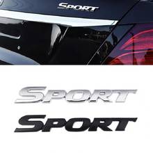 Etiqueta engomada del coche del logotipo del cromo del Metal 3D, insignia del emblema del deporte, calcomanía de la puerta, accesorios automáticos para Toyota Highlander BMW HONDA, estilo de coche 2024 - compra barato