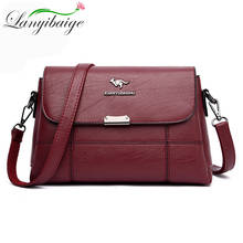 Luxury Red Women Messenger Bags Female Leather Handbags Small Crossbody Bag For Women Shoulder Bags Famous Brand Designers New 2024 - buy cheap