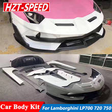 SV Style Car Body Kit FRP Front and Rear Bumper Spoiler Side Skirts Roof Wing For Lamborghini Aventador Lp700 LP720 LP750 2024 - buy cheap