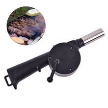 1PC  BBQ Fan Air Blower Outdoor Cooking For Barbecue Fire Bellows Hand Crank Tool For Picnic Camping 2024 - buy cheap