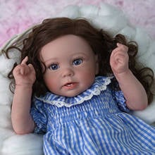 Adfo 20 polegadas bonnie bebe reborn boneca do bebê recém-nascido lifelike vinil cabelo-enraizado bonecas surpresa presente de natal para crianças meninas 2024 - compre barato