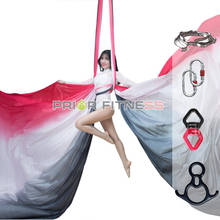 Aerial Yoga Silk Set 15 Yards 13.7M High Quality Gradient Color Aerial Yoga Swing Anti-Gravity Yoga Training Yoga Practice Set 2024 - buy cheap